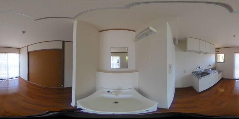 パノラマ画像洗面所