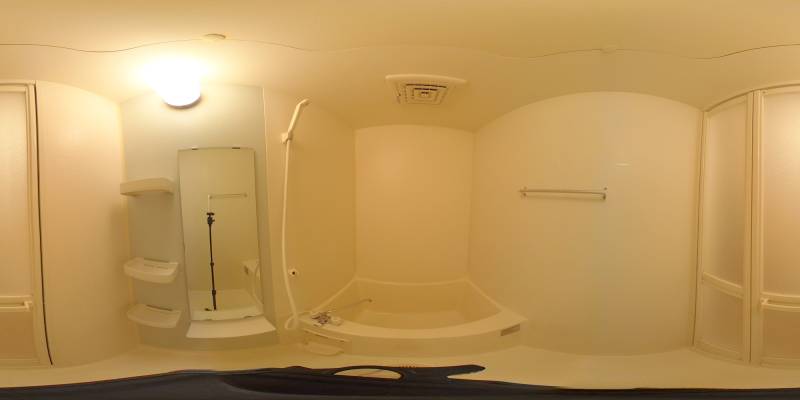 パノラマ画像バスルーム