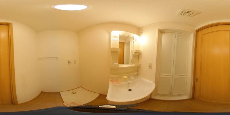 パノラマ画像洗面所