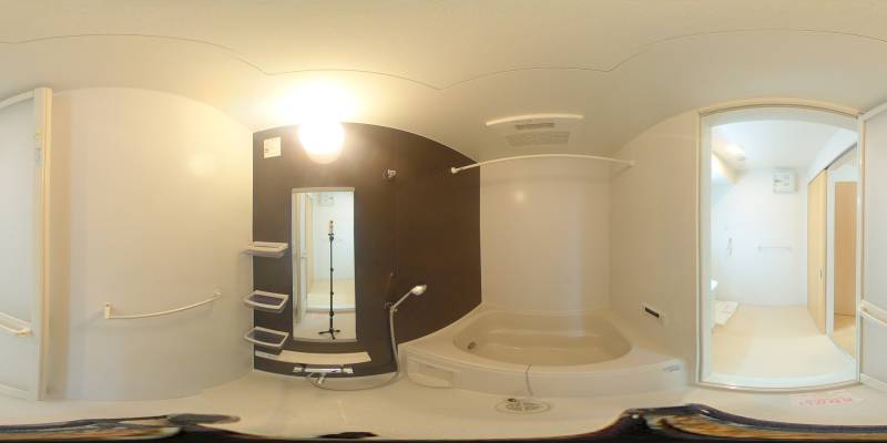 パノラマ画像バスルーム