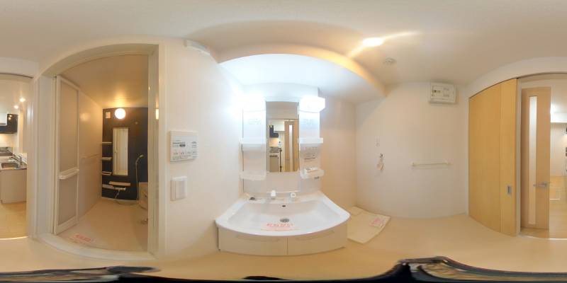 パノラマ画像洗面所