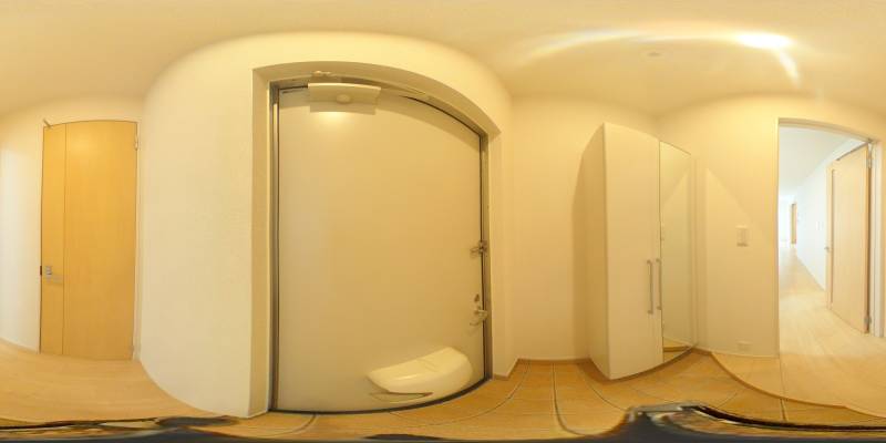 パノラマ画像玄関