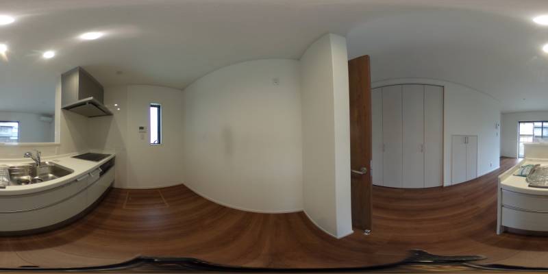 パノラマ画像キッチン
