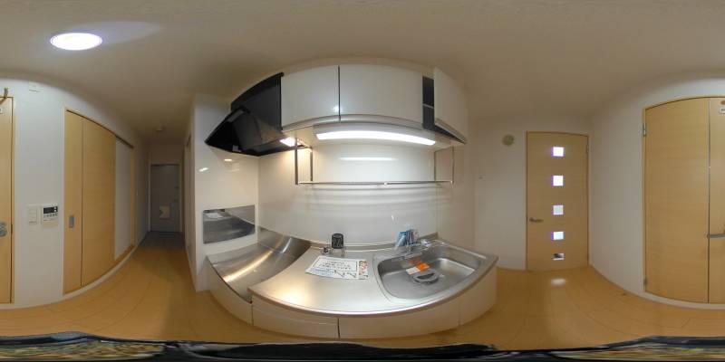 パノラマ画像キッチン