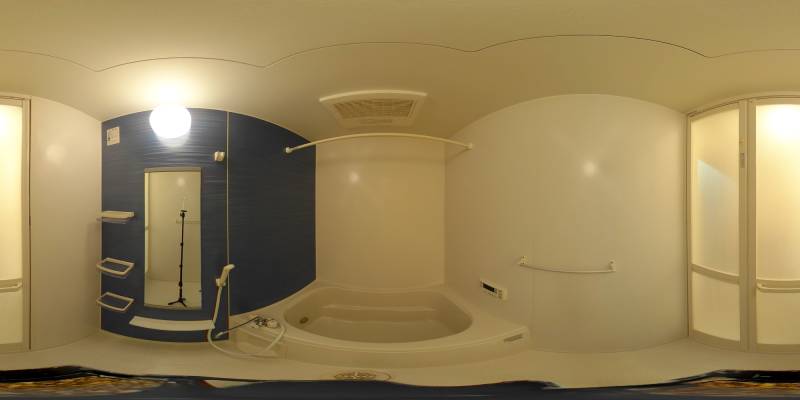 パノラマ画像バスルーム