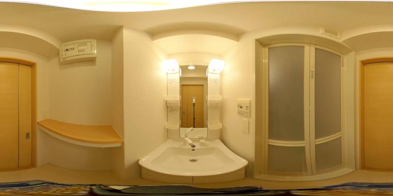 パノラマ画像洗面所