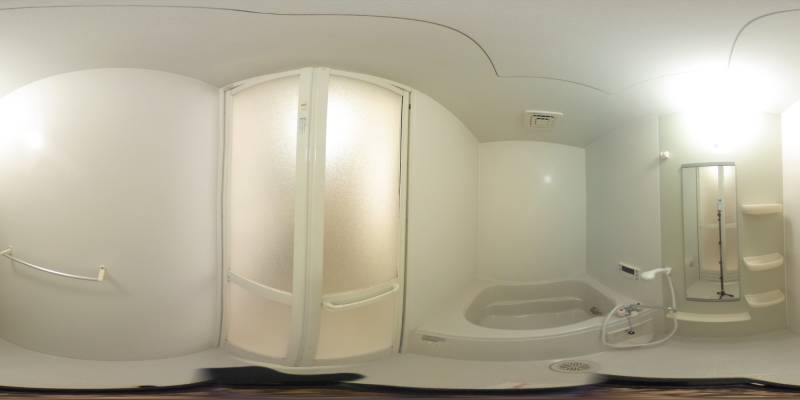 パノラマ画像バスルーム
