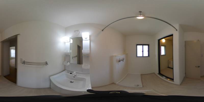 パノラマ画像洗面所