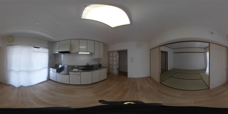 パノラマ画像キッチン