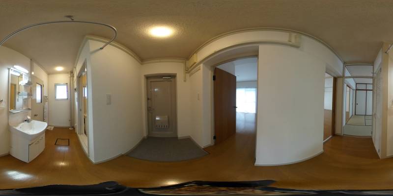 パノラマ画像玄関