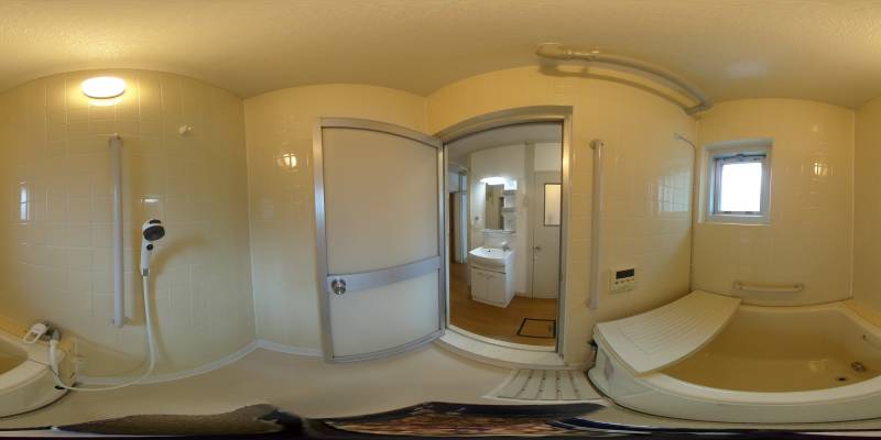 パノラマ画像バスルーム