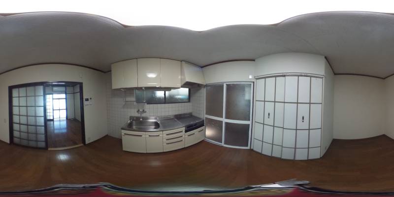 パノラマ画像キッチン