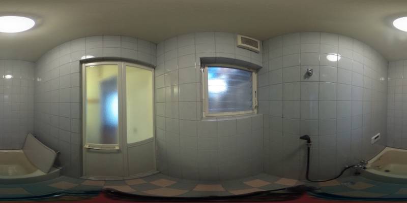 パノラマ画像バスルーム