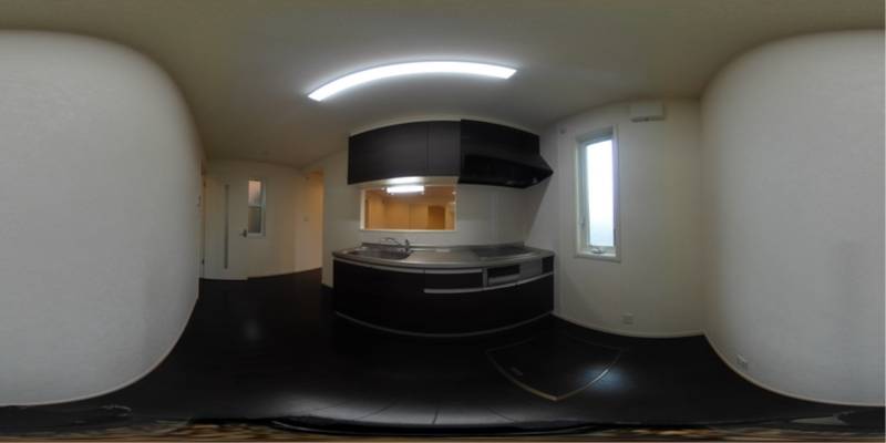 パノラマ画像キッチン