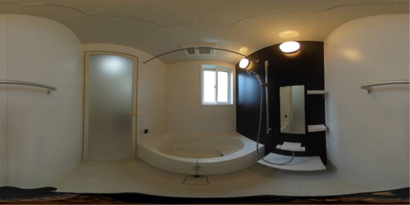 パノラマ画像バスルーム