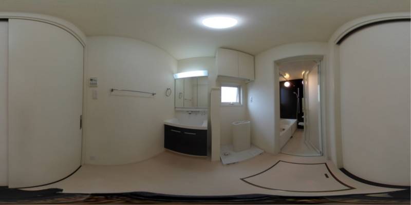 パノラマ画像洗面所