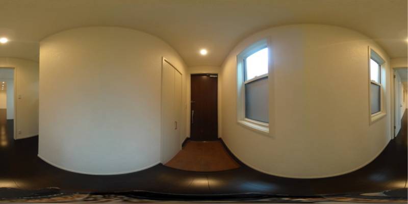 パノラマ画像玄関