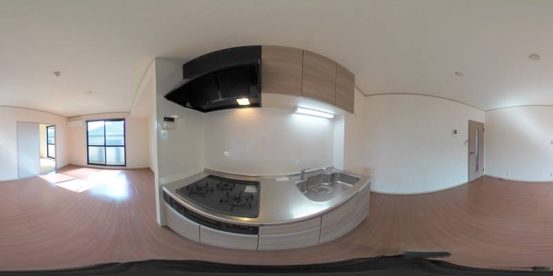 パノラマ画像キッチン