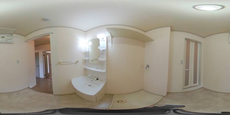 パノラマ画像洗面所
