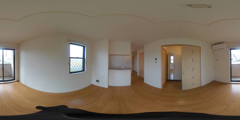 パノラマ画像リビング