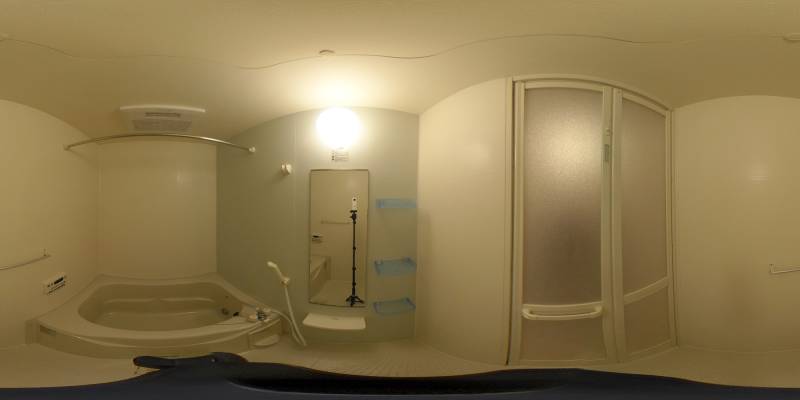 パノラマ画像バスルーム