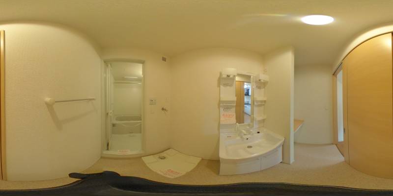 パノラマ画像洗面所