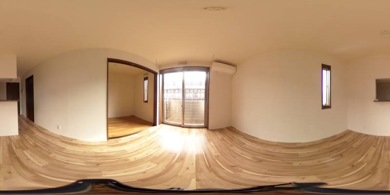 パノラマ画像リビング