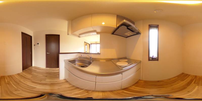 パノラマ画像キッチン