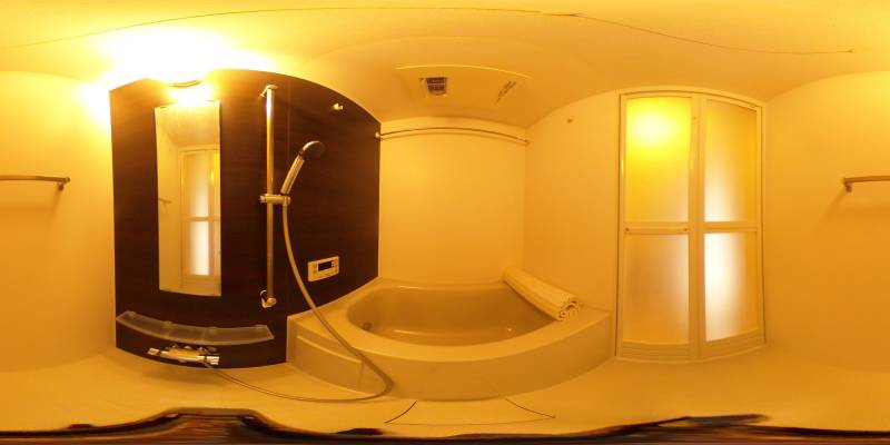 パノラマ画像バスルーム