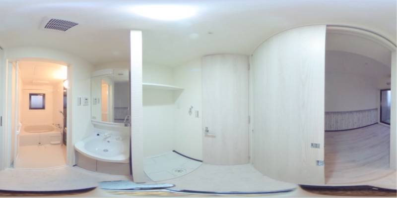 パノラマ画像洗面所