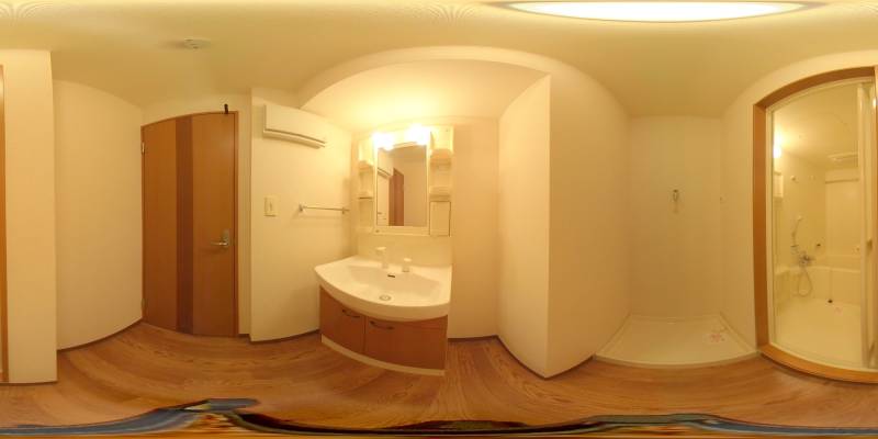 パノラマ画像洗面所