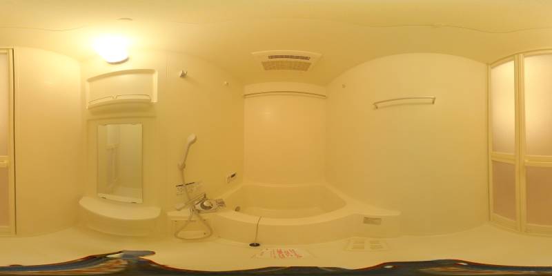 パノラマ画像バスルーム