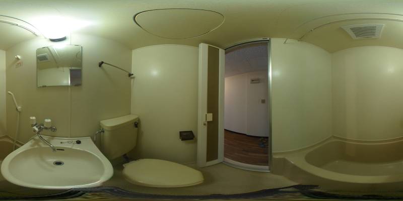 パノラマ画像バスルーム