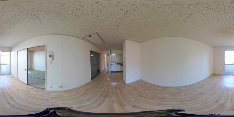 パノラマ画像リビング