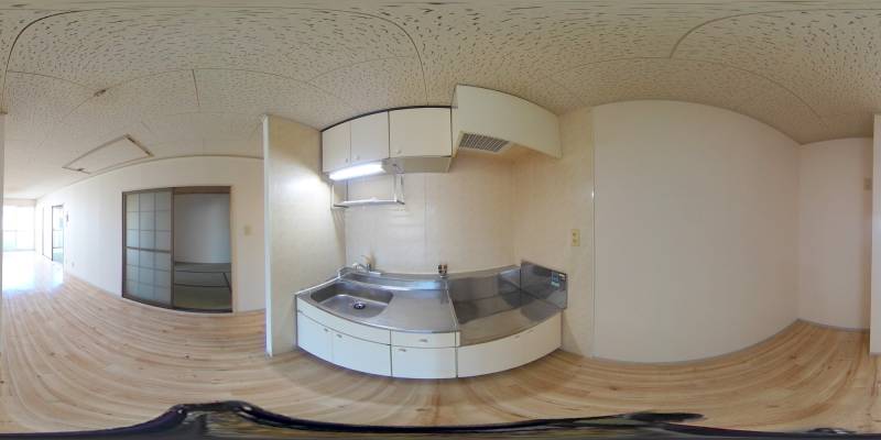 パノラマ画像キッチン