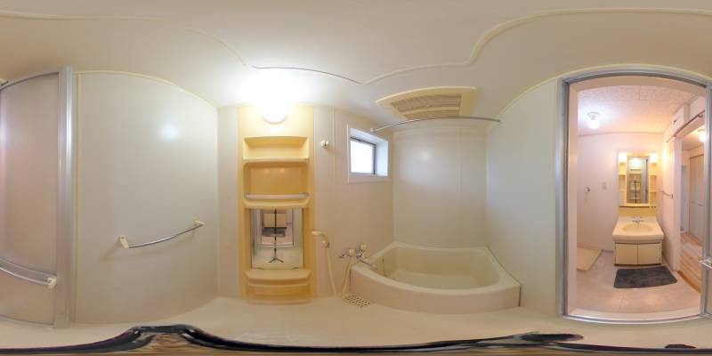 パノラマ画像バスルーム