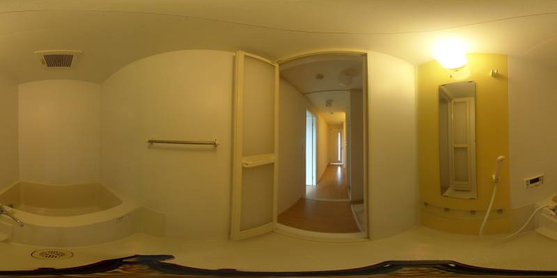 パノラマ画像バスルーム