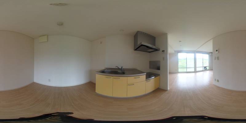 パノラマ画像キッチン