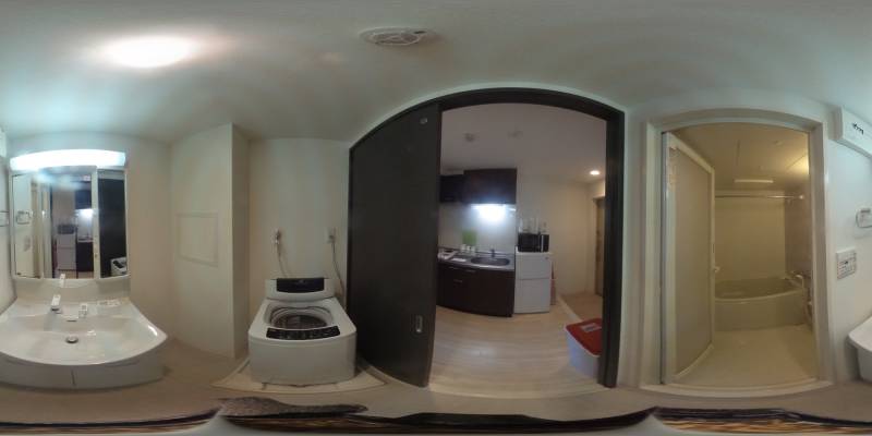 パノラマ画像洗面所