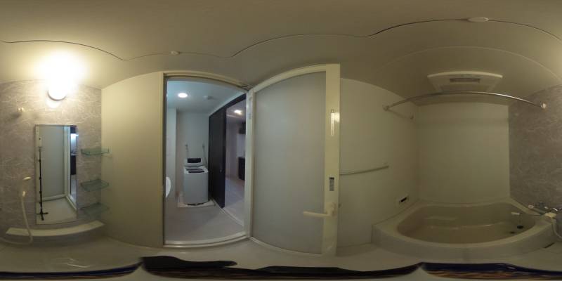 パノラマ画像バスルーム