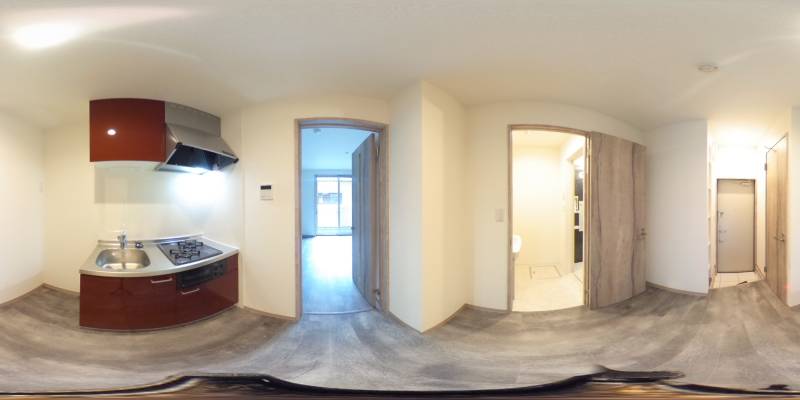 パノラマ画像キッチン