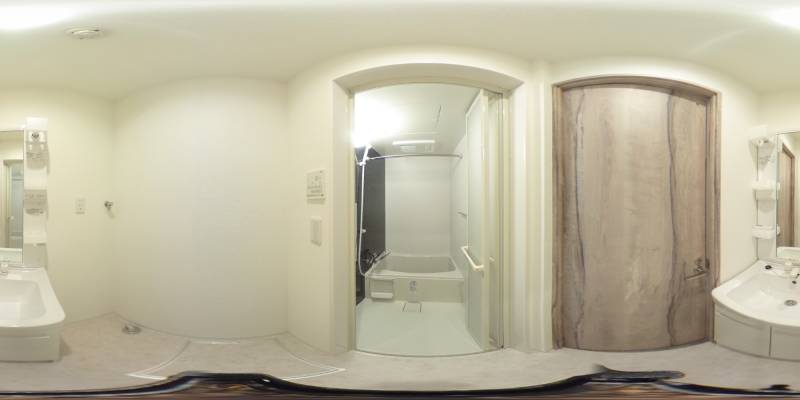 パノラマ画像洗面所