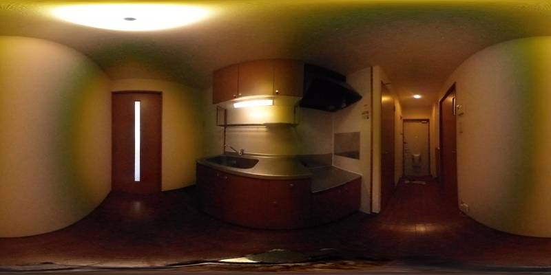 パノラマ画像キッチン