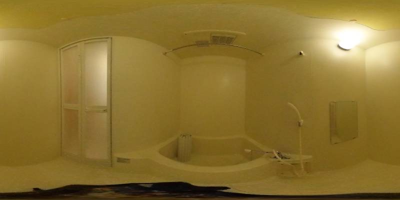 パノラマ画像バスルーム