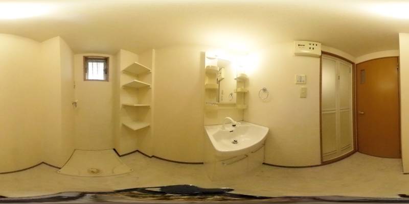 パノラマ画像洗面所