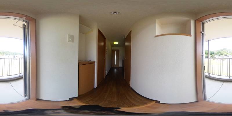 パノラマ画像玄関