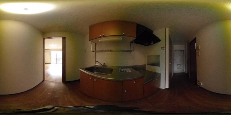 パノラマ画像キッチン