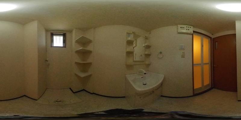パノラマ画像洗面所