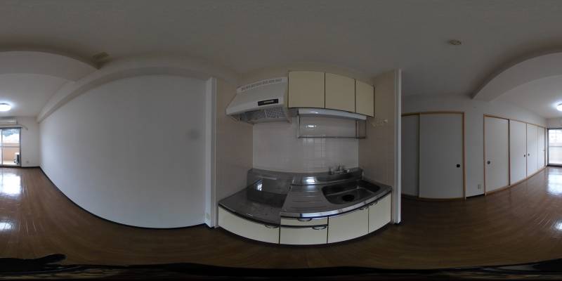 パノラマ画像キッチン