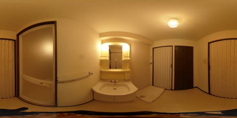 パノラマ画像洗面所